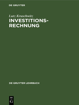 cover image of Investitionsrechnung